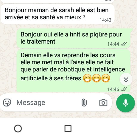 Témoignage WhatsApp